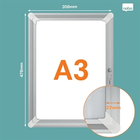 NOBO 1915732 Premium Plus Skifteramme A3