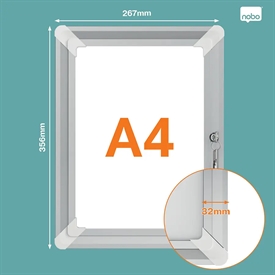 NOBO 1915733 Premium Plus Skifteramme A4