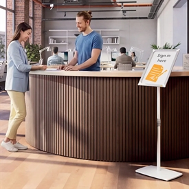 NOBO 1915736 Premium Plus Infostander med Skifteramme A3