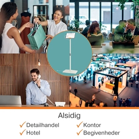 NOBO 1915740 Gulvstativ til Tablet