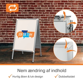 NOBO 1915741 Premium Plus A-Skilt Gadeskilt A1