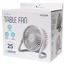 Platinet PTF322W Bordventilator Hvid