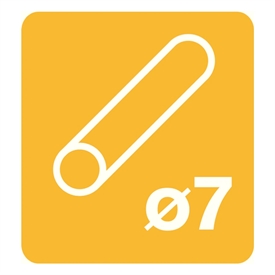 Rapid Universal Limstang Transparent, Ø7 mm 125 g