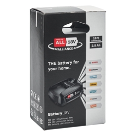 Rapid P4A PBA Batteri 18 V, 2,5 Ah 1 stk.