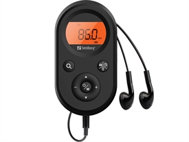 Sandberg Pocket Radio FM+AM Transistorradio Genopladelig 500 mAh