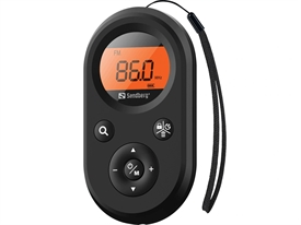 Sandberg Pocket Radio FM+AM Transistorradio Genopladelig 500 mAh