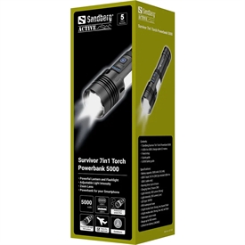 Sandberg 421-08 Survivor 7in1 Torch Powerbank 5000mAh