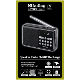 Sandberg 421-18 Speaker Radio FM+BT Transistorradio