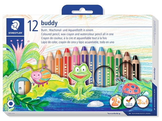 Staedtler Buddy chunky 3in1 Farveblyant 140 C12