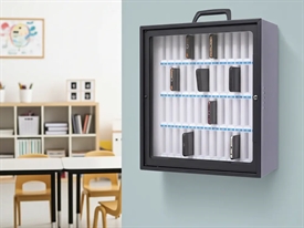 Mobilskab og Mobilhotel til 36 eller 48 mobiltelefoner