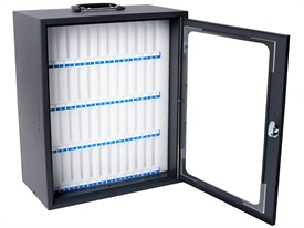 Mobilskab og Mobilhotel til 48 mobiltelefoner