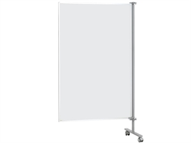 Skærmvæg med Whiteboard og på Hjul 120 x 120 cm