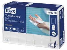 Tork Xpress H2 Premium Soft Multifold 34 cm Håndklædeark 100288