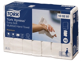 Tork Xpress H2 Premium Extra Soft Multifold 34 cm Håndklædeark 100297