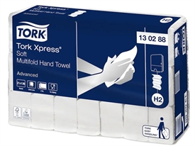 Tork Xpress H2 Advanced Soft Multifold Håndklædeark 120288