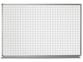 Vanerum ION Whiteboardtavle med kvadratnet (tern) og pennehylde