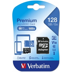 Verbatim micro SDXC Hukommelseskort 44085