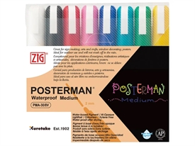 ZIG PosterMan Medium Marker PMA-30/8V