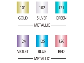 ZIG Clean Color Dot Metallic  6 farver